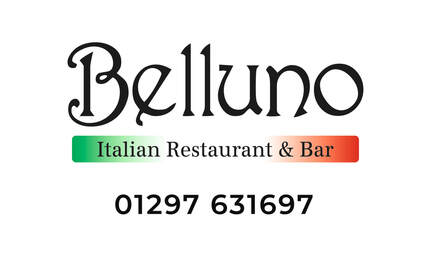 Belluno Italian Restaurant, Bar and Grill. Axminster, Devon